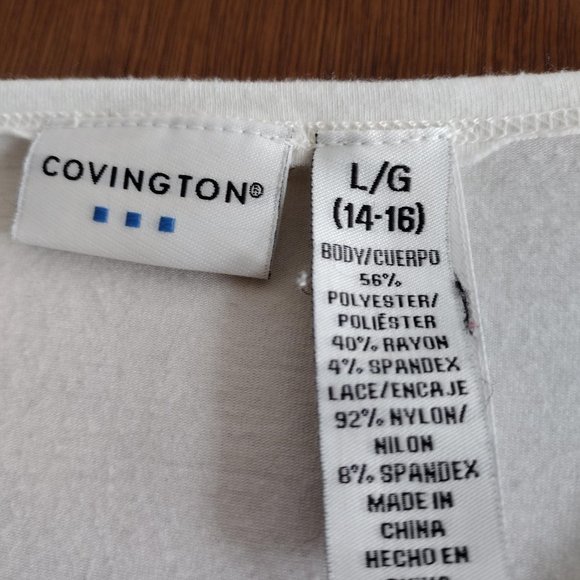 Short Sleeve Lace Top - Picture 2 of 2